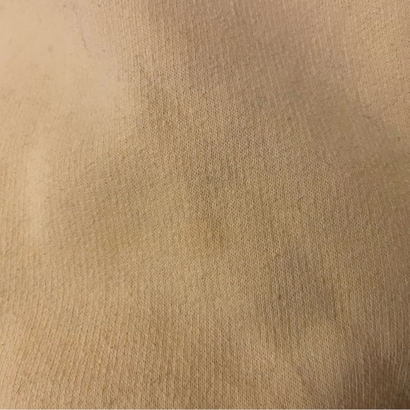 Buttery yellow NAKETANO style hoodie with pockets - Picture 6 of 7